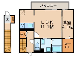 Ｄ-ｒｏｏｍ豊の物件間取画像